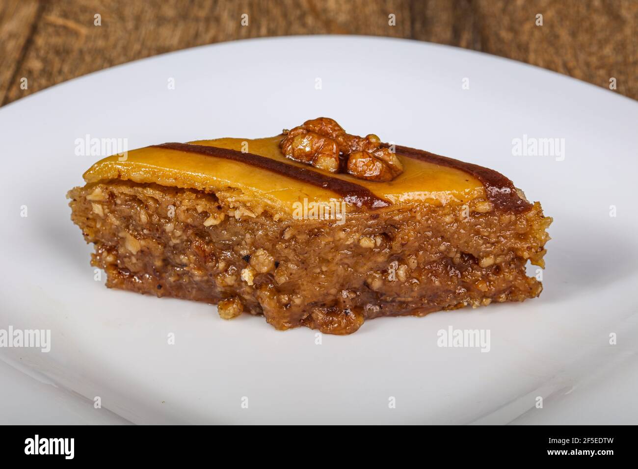 Türkische Delight Baklava mit Honig und Nuss Stockfotografie - Alamy