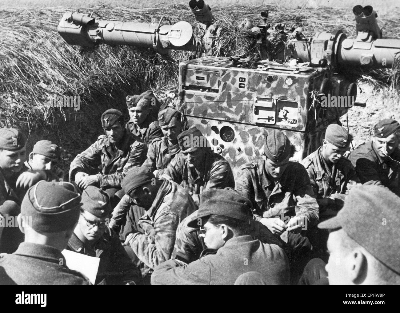 Soldaten Der Deutschen Flak Einheit An Der Ostfront 1944