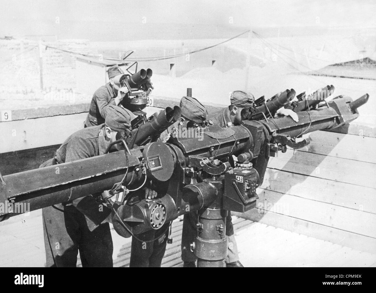 Deutsche Flak Am Atlantikwall 1943 Stockfotografie Alamy