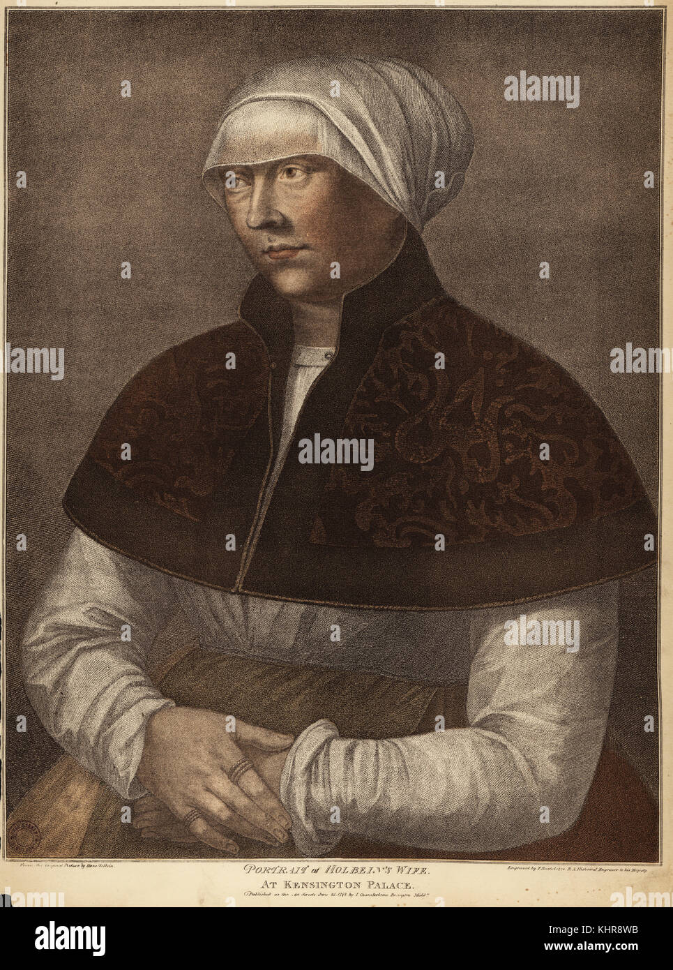 Portrait von Hans Holbein's Frau Elsbeth im Kensington Palace