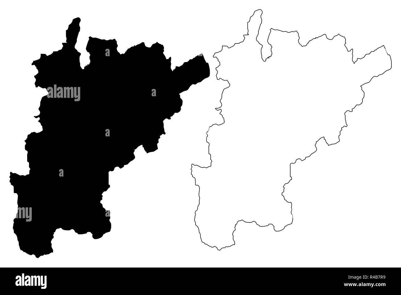 Uri (Kantone der Schweiz Schweizer Kantone, Bund) Karte Vektor