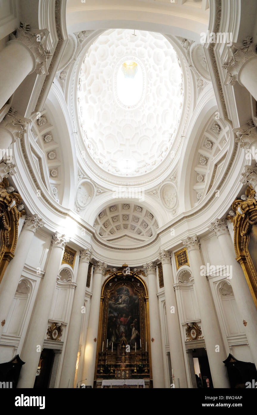 Kirche Innenraum San Carlo Alle Quattro Fontane Stockfotografie Alamy ...